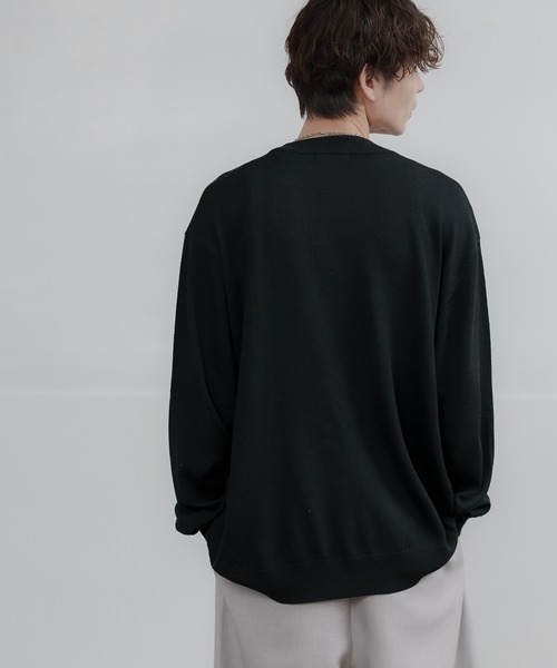 improves（インプローブス）の「セミルーズシルエット カーディガン（カーディガン/ボレロ・メンズ・レッド/グリーン/ネイビー/チャコール/ブラック/グレー/ブルー/ベージュ・LARGE/X-LARGE/MEDIUM）」の11枚目の写真