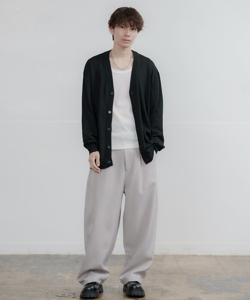 improves（インプローブス）の「セミルーズシルエット カーディガン（カーディガン/ボレロ・メンズ・レッド/グリーン/ネイビー/チャコール/ブラック/グレー/ブルー/ベージュ・LARGE/X-LARGE/MEDIUM）」の13枚目の写真