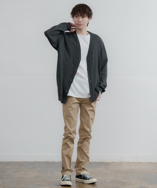 improves（インプローブス）の「セミルーズシルエット カーディガン（カーディガン/ボレロ・メンズ・レッド/グリーン/ネイビー/チャコール/ブラック/グレー/ブルー/ベージュ・LARGE/X-LARGE/MEDIUM）」の22枚目の写真