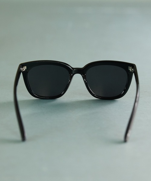 NUMBER (N)INE（ナンバーナイン）の「WELLINGTON SUNGLASSES / ウェリントン サングラス - UVカット -（サングラス・メンズ・クリア/ブラック・FREE）」の9枚目の写真