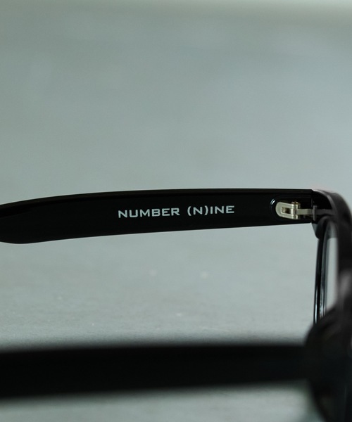NUMBER (N)INE ブラック ウェリントン型 サングラス ナンバーナイン