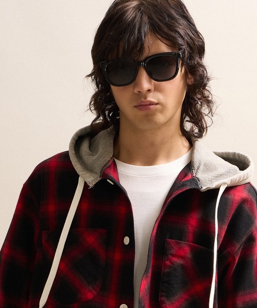 NUMBER (N)INE（ナンバーナイン）の「WELLINGTON SUNGLASSES / ウェリントン サングラス - UVカット -（サングラス・メンズ・クリア/ブラック・FREE）」の19枚目の写真