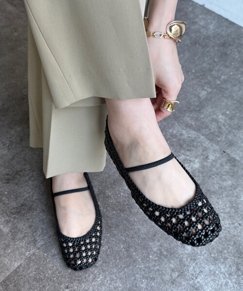 DouDou(ドゥドゥ)の「メッシュバレエ(バレエシューズ・レディース・シルバー/レッド/ブラック・LARGE/MEDIUM/SMALL)」の12枚目の写真