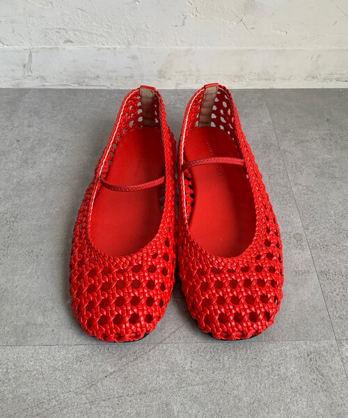 DouDou(ドゥドゥ)の「メッシュバレエ(バレエシューズ・レディース・シルバー/レッド/ブラック・LARGE/MEDIUM/SMALL)」の4枚目の写真