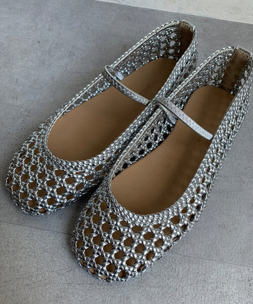 DouDou(ドゥドゥ)の「メッシュバレエ(バレエシューズ・レディース・シルバー/レッド/ブラック・LARGE/MEDIUM/SMALL)」の15枚目の写真