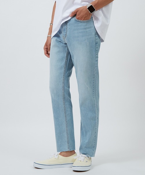 improves(インプローブス)の「カットオフ スキニーデニムパンツ(デニムパンツ・メンズ・ブルー・SMALL/MEDIUM/LARGE)」の7枚目の写真