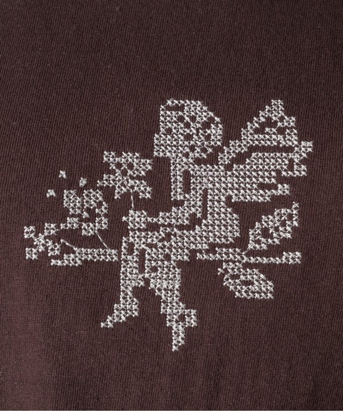 tシャツ 「 select 」cross-stitch angel T-shirt / クロスステッチ刺繍Tシャツ レディース select 】cross-stitch angel T-shirt / クロスステッチ刺繍T