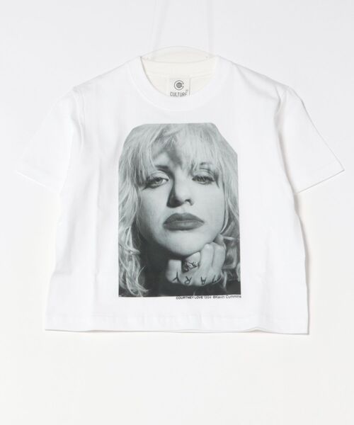 CULTURE SUPPLY(カルチャー サプライ)の「Photo Tee Courtney Love 2(Tシャツ/カットソー・メンズ・ホワイト/ブラック・MEDIUM/LARGE/X-LARGE/SHORT)」の17枚目の写真