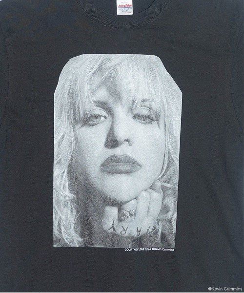 CULTURE SUPPLY(カルチャー サプライ)の「Photo Tee Courtney Love 2(Tシャツ/カットソー・メンズ・ホワイト/ブラック・MEDIUM/LARGE/X-LARGE/SHORT)」の19枚目の写真
