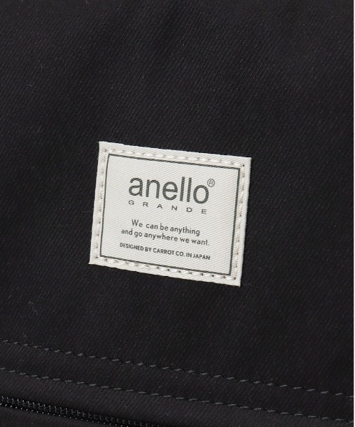 anello GRANDE(アネログランデ)の「anelloGRANDE モッテ 2WAYボストン(ボストンバッグ・レディース・ベージュ/ブルーグレー/ブラック・FREE)」の8枚目の写真