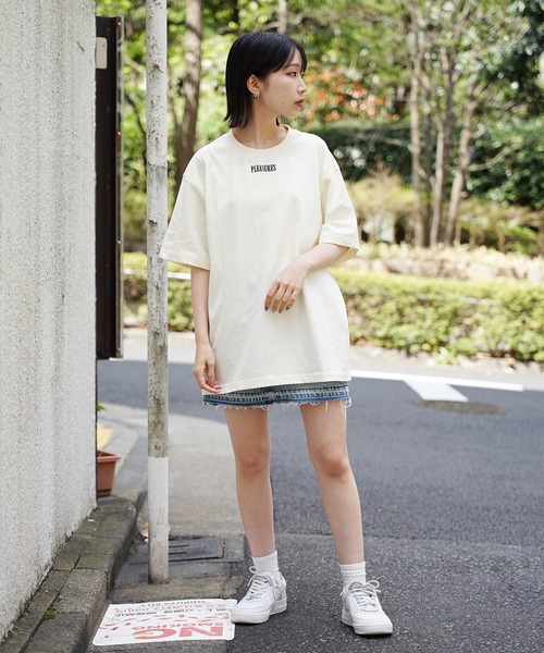 PLEASURES（プレジャー）の「PLEASURES/プレジャーズ TAINTED CONTRAST HEAVY SHIRT Tシャツ（Tシャツ/カットソー・メンズ・オフホワイト/ブラック・XL/L）」の14枚目の写真