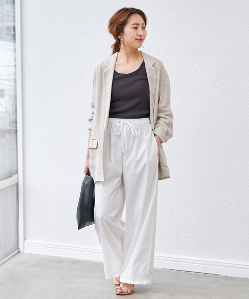 24SS Spick & Span リネン エアリードジャケット サイズ38 WEB限定追加2》リネンエアリージャケット（テーラードジャケット