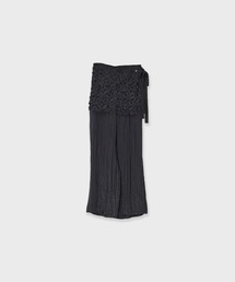 ADAWAS（アダワズ）の「ADAWAS/アダワス TAPE EMBROIDERY TWO-PIECE TROUSER SET 巻きスカート付きパンツ（その他パンツ）」