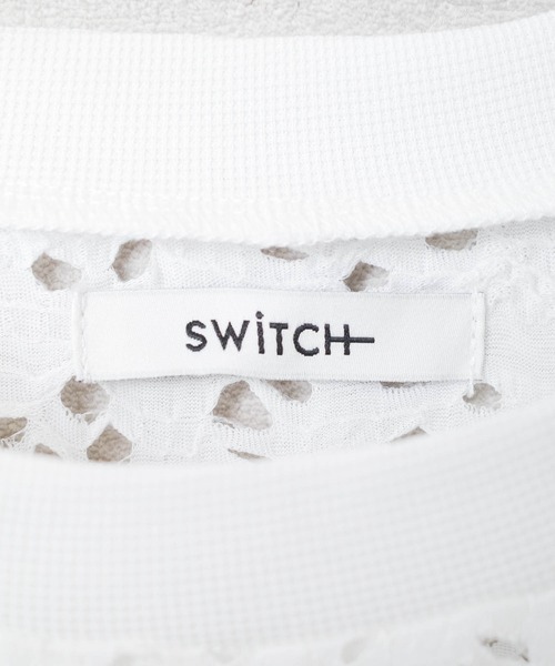 SWITCH BY ARCH(スイッチバイアーチ)の「【ARC】【SWITCH by ARCH】クラッシュ カットワーク デザインTシャツ(Tシャツ/カットソー・レディース・オフホワイト/ブラック/ベージュ・FREE)」の9枚目の写真