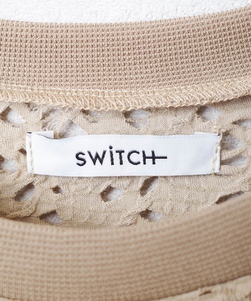 SWITCH BY ARCH(スイッチバイアーチ)の「【ARC】【SWITCH by ARCH】クラッシュ カットワーク デザインTシャツ(Tシャツ/カットソー・レディース・オフホワイト/ブラック/ベージュ・FREE)」の20枚目の写真