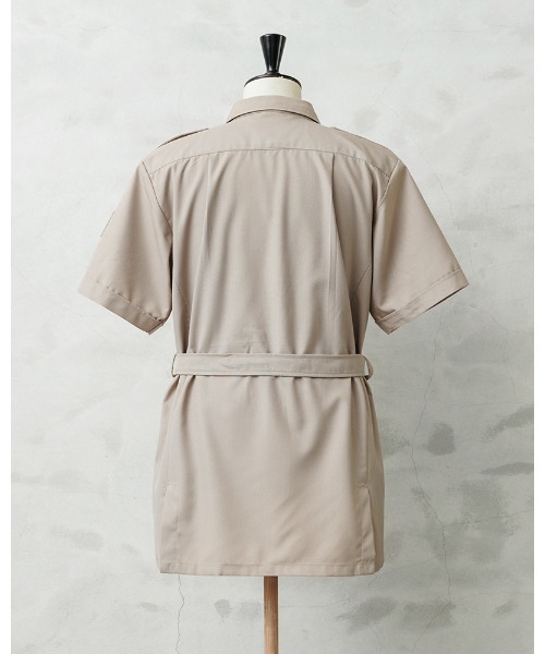 MILITARY(ミリタリー)の「実物 新品 デッドストック フランス軍 外国人部隊 TROPICAL S/S サファリシャツ ベルト付き(シャツ/ブラウス・メンズ・ベージュ系その他・L/S/M/XL/XXL/XXXL)」の4枚目の写真