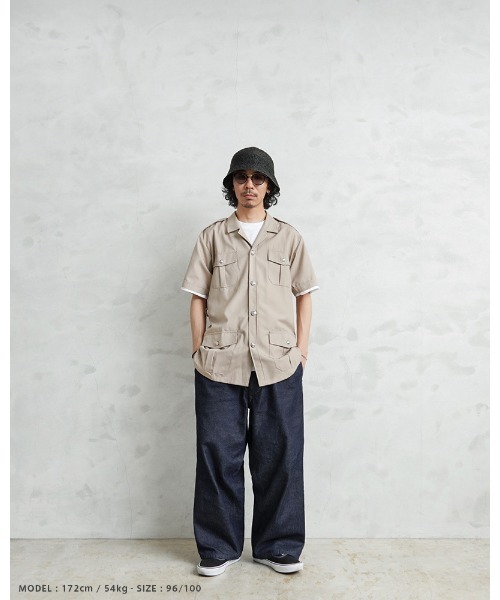 MILITARY(ミリタリー)の「実物 新品 デッドストック フランス軍 外国人部隊 TROPICAL S/S サファリシャツ ベルト付き(シャツ/ブラウス・メンズ・ベージュ系その他・L/S/M/XL/XXL/XXXL)」の11枚目の写真