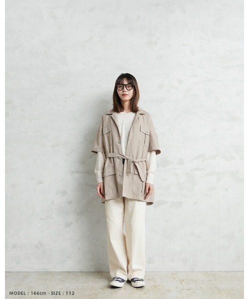 MILITARY(ミリタリー)の「実物 新品 デッドストック フランス軍 外国人部隊 TROPICAL S/S サファリシャツ ベルト付き(シャツ/ブラウス・メンズ・ベージュ系その他・L/S/M/XL/XXL/XXXL)」の12枚目の写真