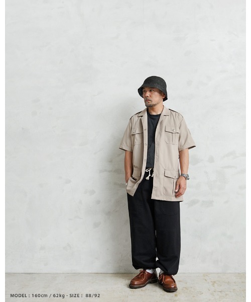 MILITARY(ミリタリー)の「実物 新品 デッドストック フランス軍 外国人部隊 TROPICAL S/S サファリシャツ ベルト付き(シャツ/ブラウス・メンズ・ベージュ系その他・L/S/M/XL/XXL/XXXL)」の13枚目の写真