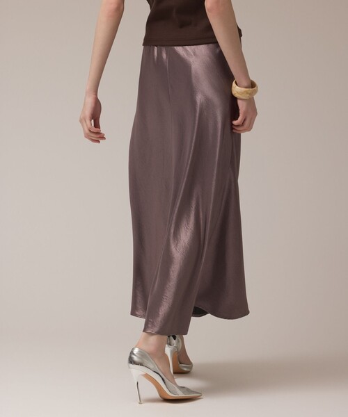 Diagram(ダイアグラム)の「サテンバイアススカート(スカート・レディース・ネイビー/ブラウン・36)」の12枚目の写真
