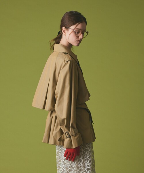 ケープショートトレンチコート（トレンチコート）｜GRACE CLASS
