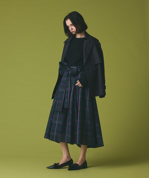 GRACE CLASS（グレースクラス）の「ケープショートトレンチコート（トレンチコート・レディース・ブラック/ベージュ・38/36）」の15枚目の写真