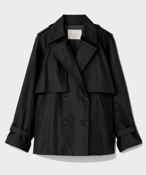 GRACE CLASS（グレースクラス）の「ケープショートトレンチコート（トレンチコート・レディース・ブラック/ベージュ・38/36）」の16枚目の写真