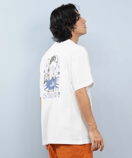lost(ロスト)の「【限定商品】lost/ロスト 半袖Tシャツ バックプリント L25S-2115(Tシャツ/カットソー・メンズ・オレンジ/ホワイト・M/L/XL)」の8枚目の写真