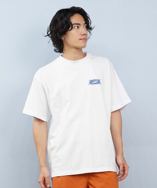lost(ロスト)の「【限定商品】lost/ロスト 半袖Tシャツ バックプリント L25S-2115(Tシャツ/カットソー・メンズ・オレンジ/ホワイト・M/L/XL)」の6枚目の写真