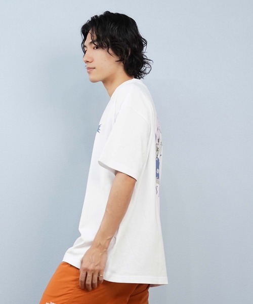 lost(ロスト)の「【限定商品】lost/ロスト 半袖Tシャツ バックプリント L25S-2115(Tシャツ/カットソー・メンズ・オレンジ/ホワイト・M/L/XL)」の7枚目の写真
