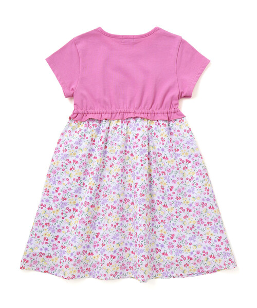 BeBe(ベベ)の「【お揃い】シャンドゥフルールプリントローン天竺切り替えワンピース(80~150cm)(ワンピース・キッズ・ピンク系その他/イエロー系その他・110cm/120cm/130cm/140cm/150cm/100cm)」の16枚目の写真