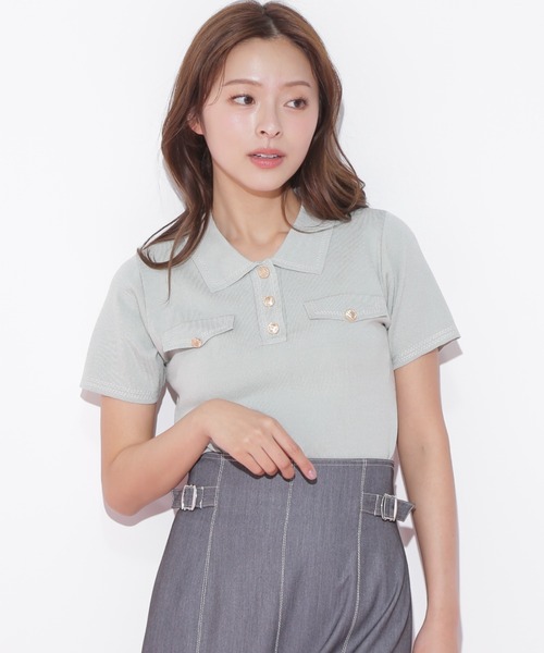 ステッチポロニット（ニット/セーター）｜JILL by JILL STUART