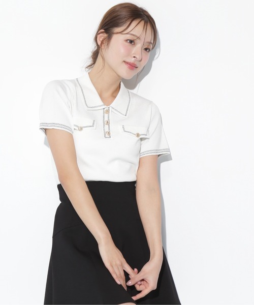 ステッチポロニット（ニット/セーター）｜JILL by JILL STUART