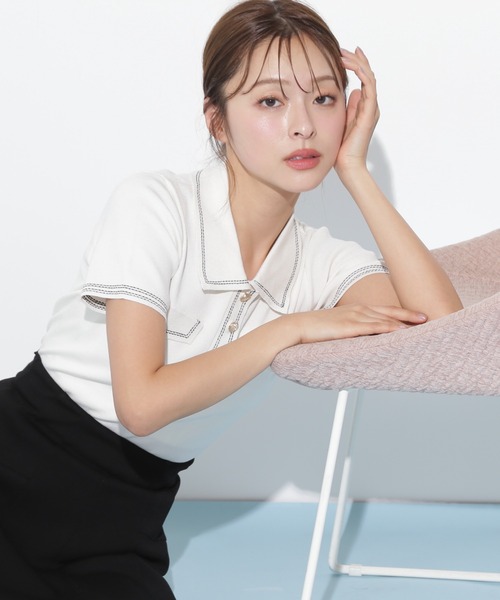 ステッチポロニット（ニット/セーター）｜JILL by JILL STUART