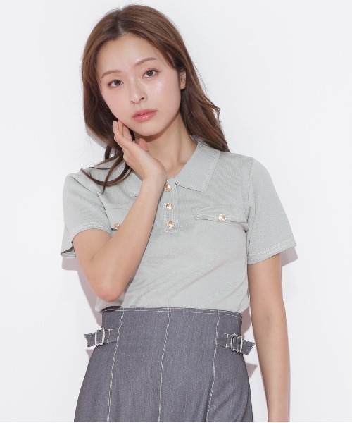 ステッチポロニット（ニット/セーター）｜JILL by JILL STUART