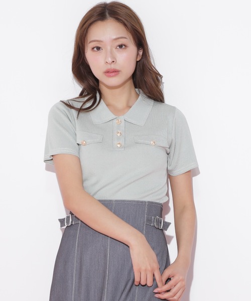 ステッチポロニット（ニット/セーター）｜JILL by JILL STUART