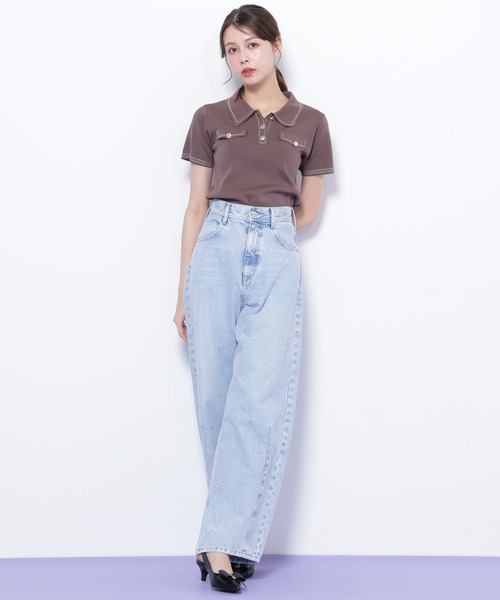 ステッチポロニット（ニット/セーター）｜JILL by JILL STUART