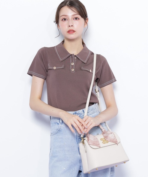 ステッチポロニット（ニット/セーター）｜JILL by JILL STUART