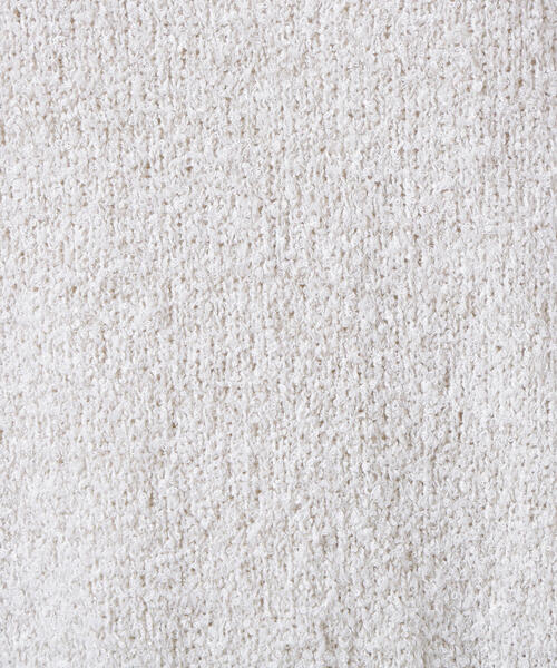 N.（N. Natural Beauty Basic）（エヌエヌナチュラルビューティーベーシック）の「ボクシーフレンチラメニット（ニット/セーター・レディース・オフホワイト/ブラウン/ピンク・MEDIUM）」の18枚目の写真