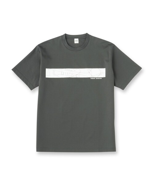 バープリントポンチTシャツ セール】バープリントポンチTシャツ（Tシャツ/カットソー