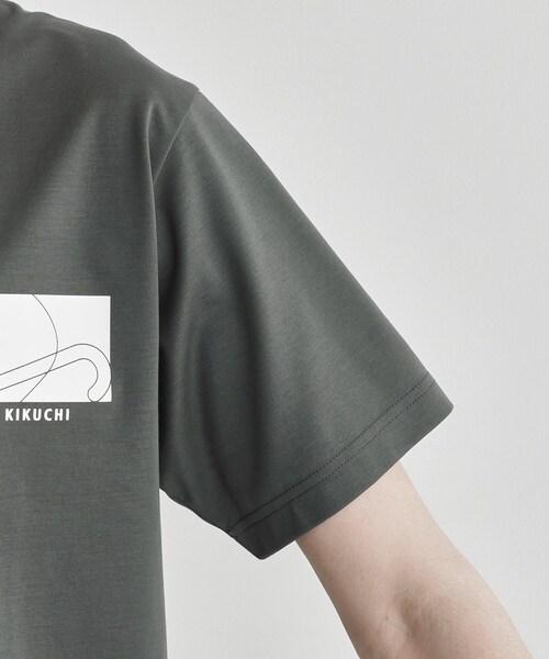 バープリントポンチTシャツ セール】バープリントポンチTシャツ（Tシャツ/カットソー