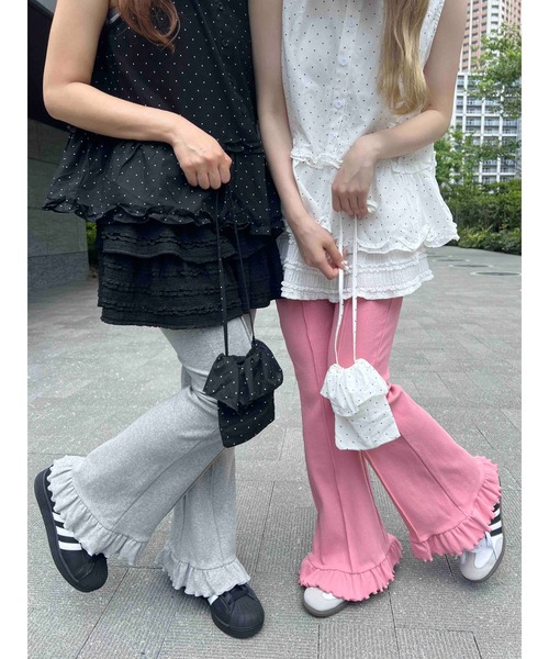 WC（ダブル シー）の「《2点セット》ミニショルダーセットドットタンクトップ（その他トップス・レディース・ホワイト/ブラック・FREE）」の18枚目の写真