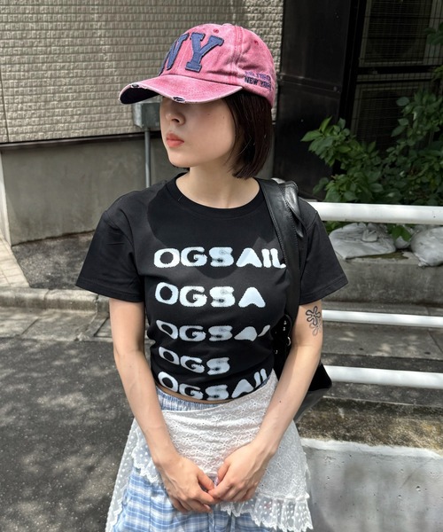 MEMECLE(メメクル)の「【 MEMECLE / メメクル 】レタリング プリントロゴTシャツ(Tシャツ/カットソー・レディース・ブラック/ホワイト/グレー・S/M)」の21枚目の写真