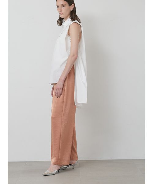 styling/（スタイリング）の「サイドリボンノースリーブシャツ（シャツ/ブラウス・レディース・ホワイト/イエロー/ブラック/ブルー・F）」の12枚目の写真