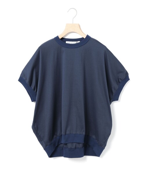 MidiUmi(ミディウミ)の「MidiUmi コクーンプルオーバー(Tシャツ/カットソー・レディース・ネイビー/イエロー/ブラック/チャコールグレー/オフホワイト・FREE)」の4枚目の写真
