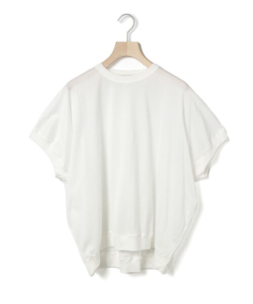 MidiUmi(ミディウミ)の「MidiUmi コクーンプルオーバー(Tシャツ/カットソー・レディース・ネイビー/イエロー/ブラック/チャコールグレー/オフホワイト・FREE)」の1枚目の写真