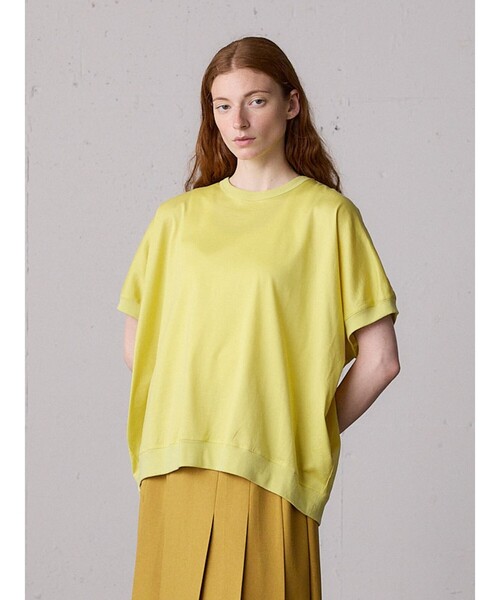 MidiUmi(ミディウミ)の「MidiUmi コクーンプルオーバー(Tシャツ/カットソー・レディース・ネイビー/イエロー/ブラック/チャコールグレー/オフホワイト・FREE)」の12枚目の写真