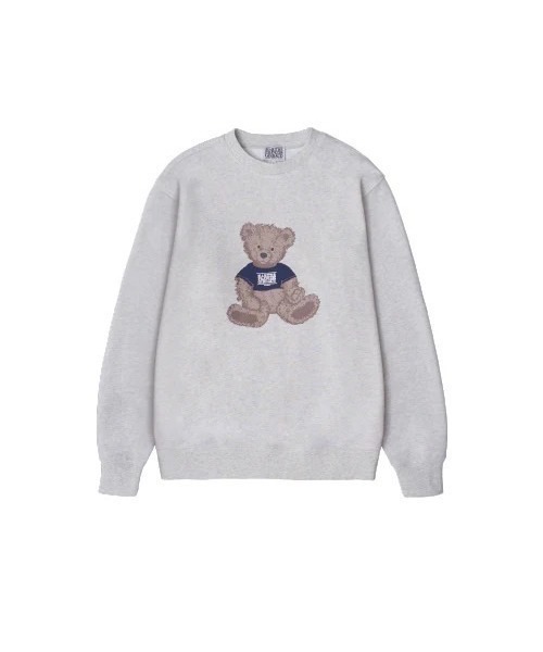 MARITHE + FRANCOIS GIRBAUD(マリテフランソワジルボー)の「DOODLE BEAR SWEATSHIRT(スウェット・レディース・オートミール/ネイビー/ブラウン・MEDIUM/LARGE/SMALL)」の2枚目の写真