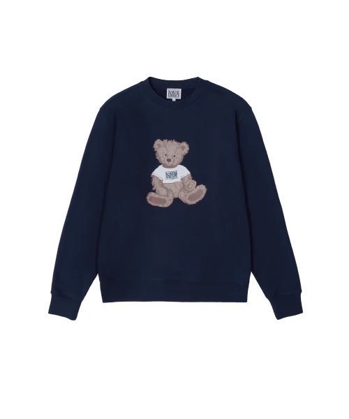MARITHE + FRANCOIS GIRBAUD(マリテフランソワジルボー)の「DOODLE BEAR SWEATSHIRT(スウェット・レディース・オートミール/ネイビー/ブラウン・MEDIUM/LARGE/SMALL)」の3枚目の写真