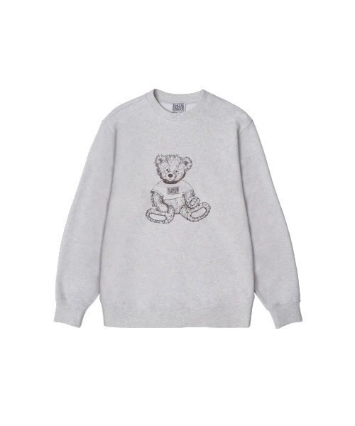 MARITHE + FRANCOIS GIRBAUD(マリテフランソワジルボー)の「DOODLE BEAR SWEATSHIRT(スウェット・レディース・オートミール/ネイビー/ブラウン・MEDIUM/LARGE/SMALL)」の1枚目の写真